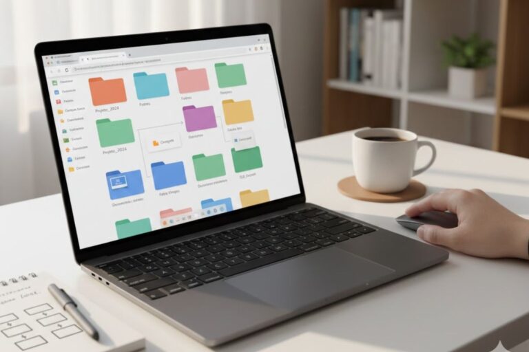 Como organizar pastas no Google Drive