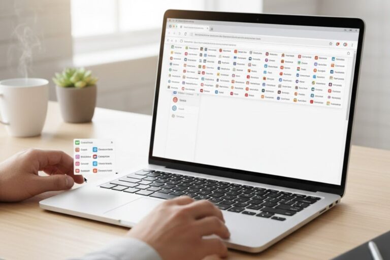 Como organizar as abas do navegador